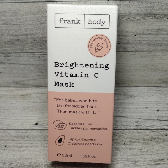 Frank Body Brightening Vitamin C Mask 50ml NWT - Picture 2 of 7